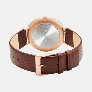 Folie Cedar Men Quartz Black Dial Analog Leather Watch V283GXVBRN