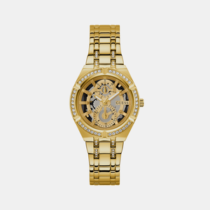 Allara Women Quartz Gold Dial Chronograph Stainless Steel Watch GW0604L2