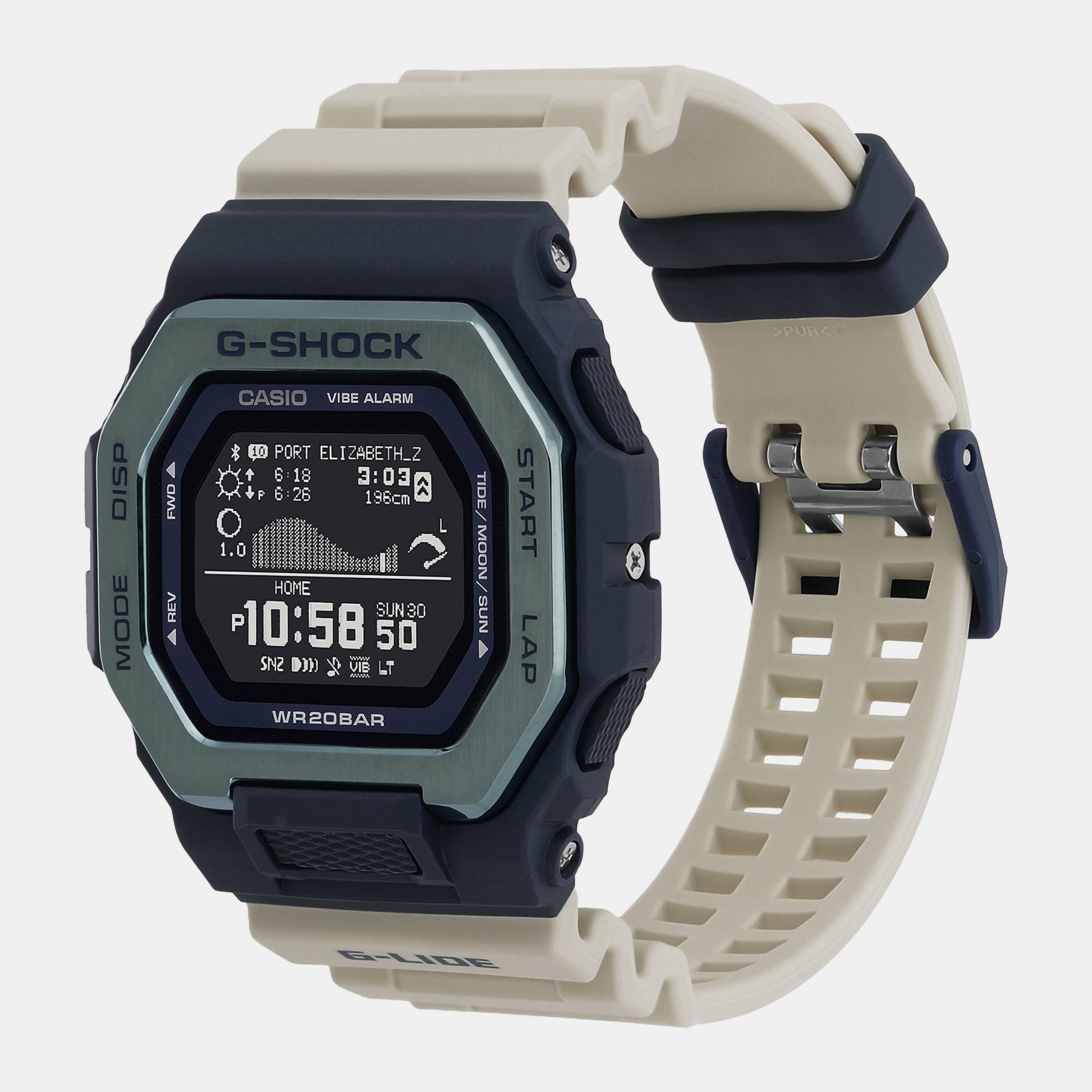G-Shock Men Quartz Blue Dial Digital Resin Watch G1390