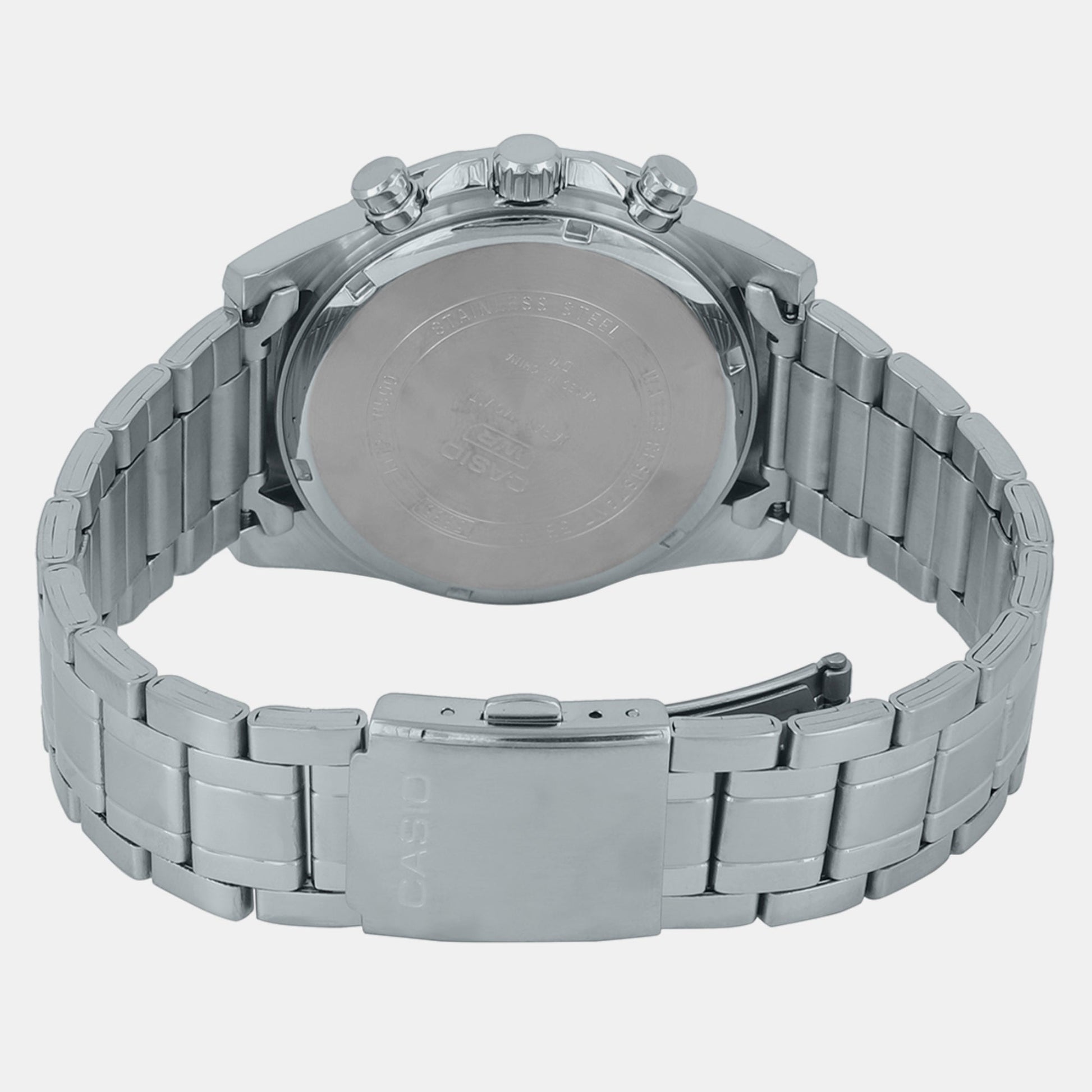 Enticer Men Quartz Blue Dial Chronograph Stainless Steel Watch A2148