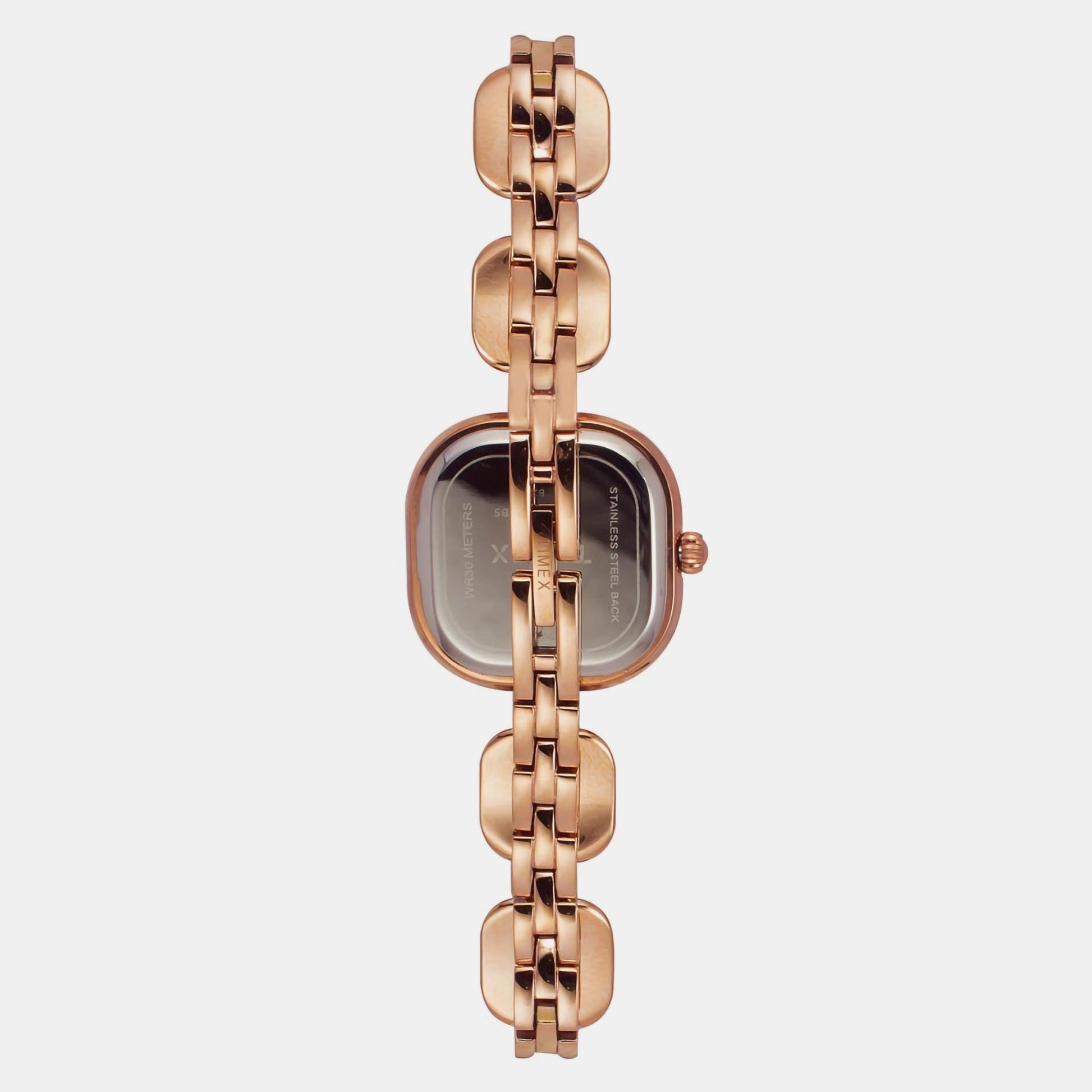 Fria Women Quartz Mother Of Pearl Dial Analog Brass Watch TWEL17104
