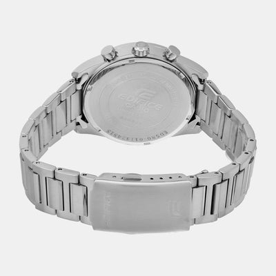 Edifice Men Quartz Black Dial Chronograph Stainless Steel Watch ED580