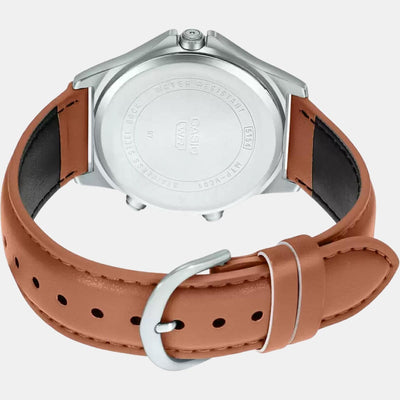Enticer Men Quartz White Dial Analog Leather Watch A1929