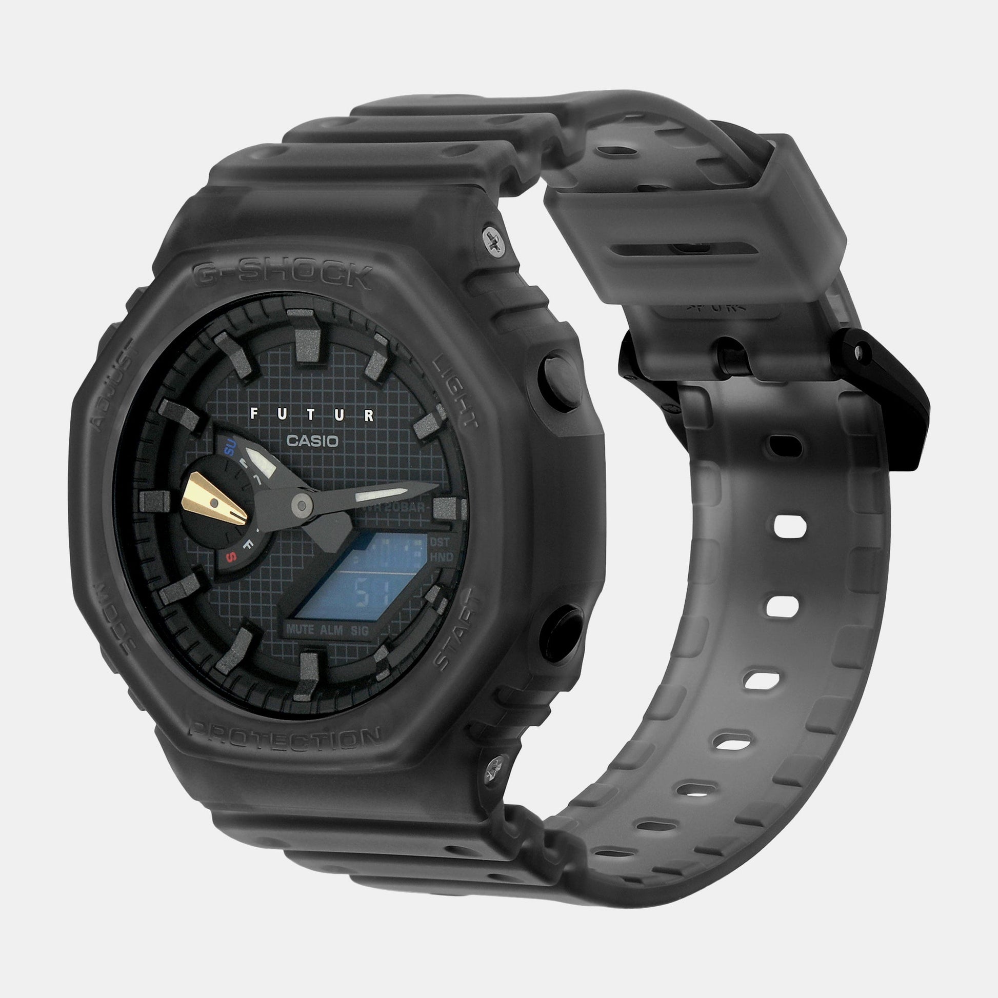 G-Shock Men Quartz Black Dial Analog-Digital Resin Watch G1385
