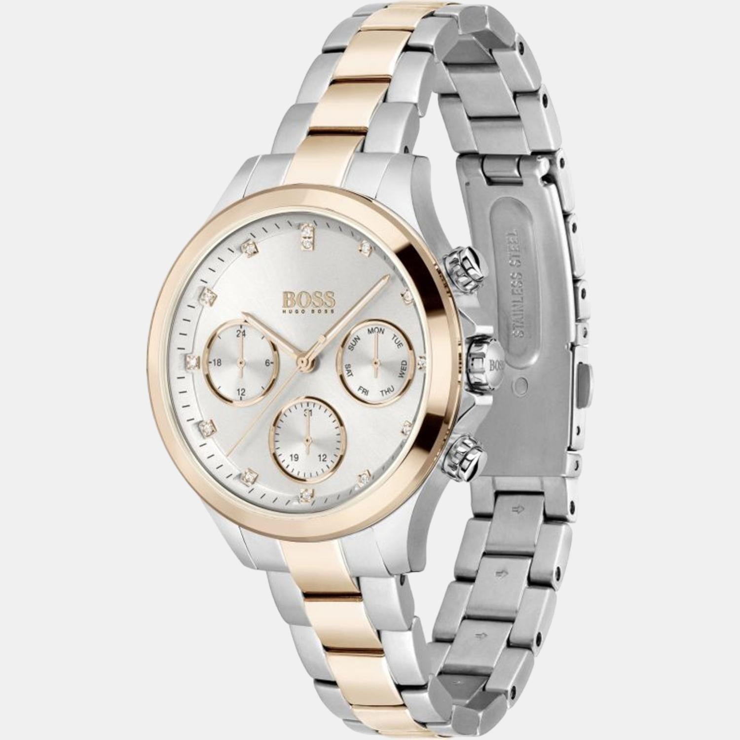 Hera Women Quartz Silver Dial Chronograph Stainless Steel Watch 1502564