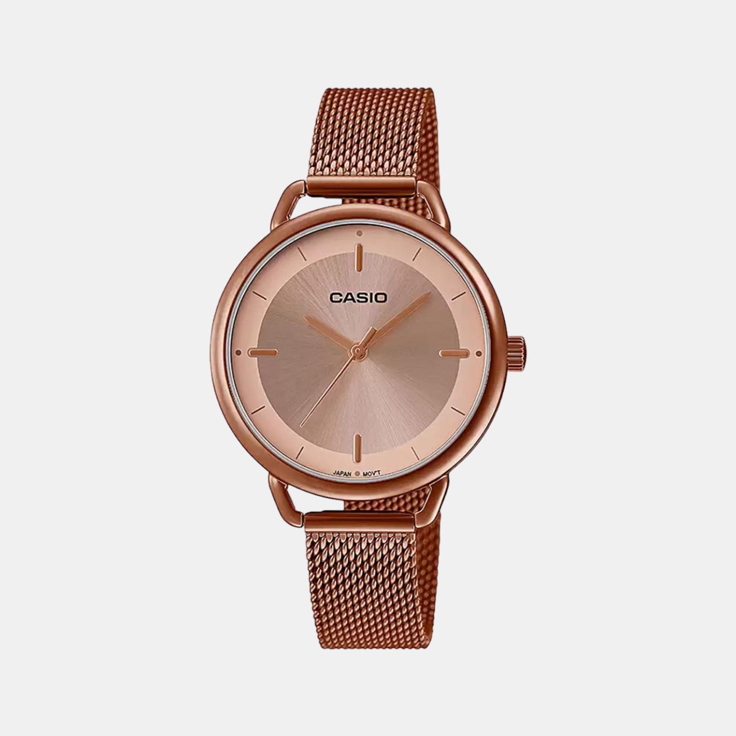 Enticer Women Quartz Rose Gold Dial Analog Stainless Steel Watch A1799