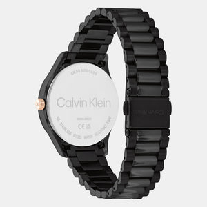 Ck Burst Unisex Quartz Black Dial Analog Stainless Steel Watch 25200233