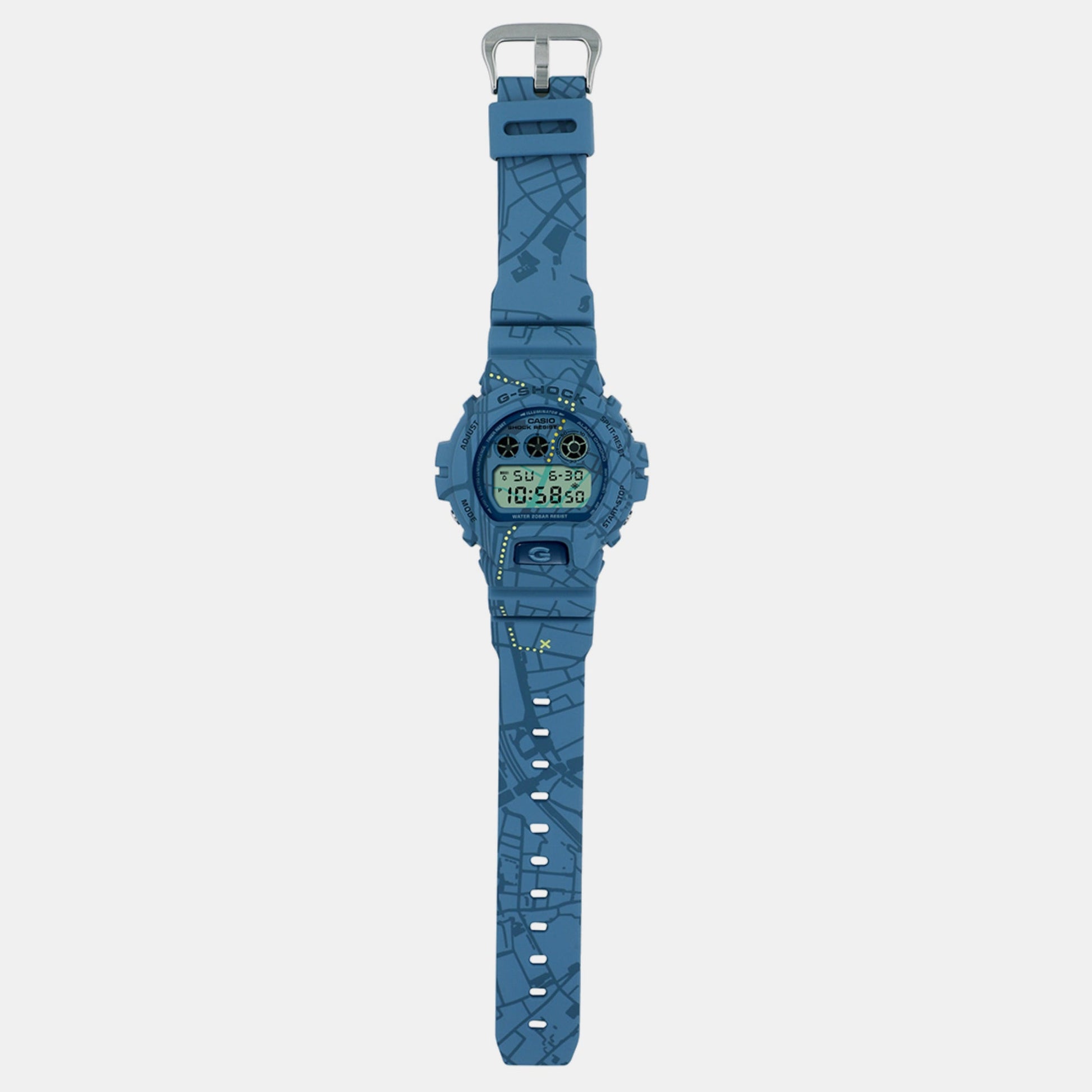 G-Shock Men Quartz Blue Dial Digital Resin Watch G1364