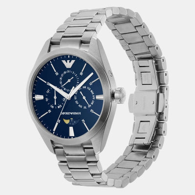 Claudio Men Quartz Blue Dial Analog Stainless Steel Watch AR11553