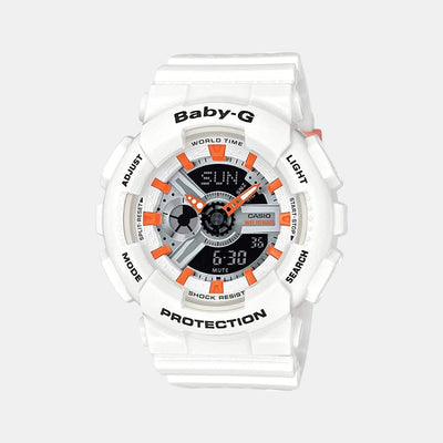 Baby-G Unisex Quartz Black Dial Analog-Digital Resin Watch B180