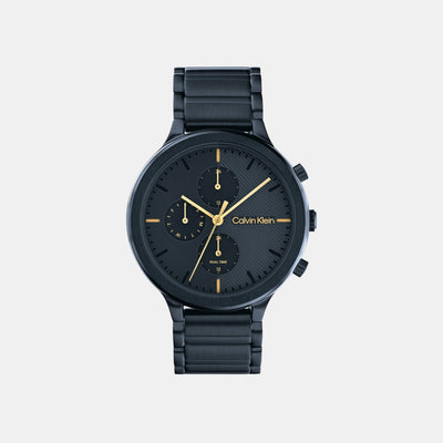 Energize Women Quartz Black Dial Chronograph Stainless Steel Watch 25200242
