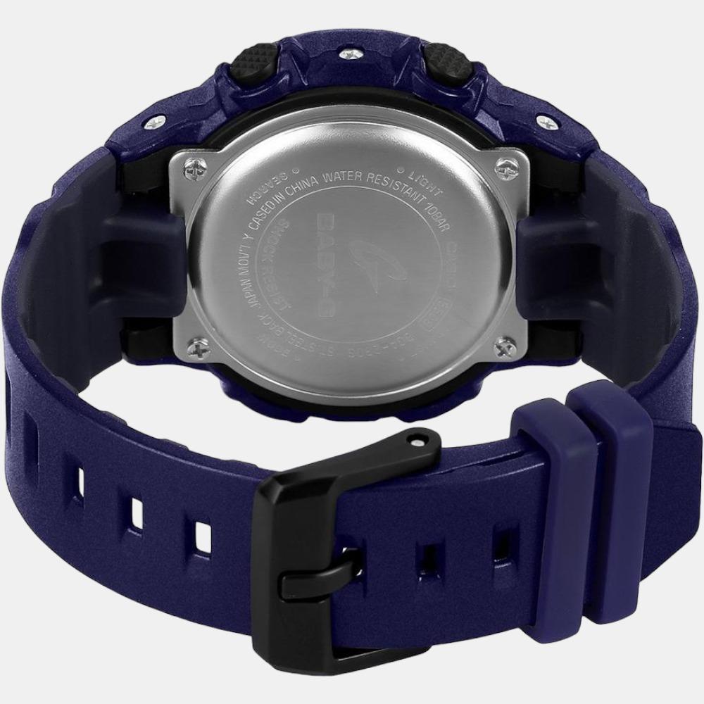 Baby-G Men Quartz Blue Dial Analog-Digital Resin Watch B205