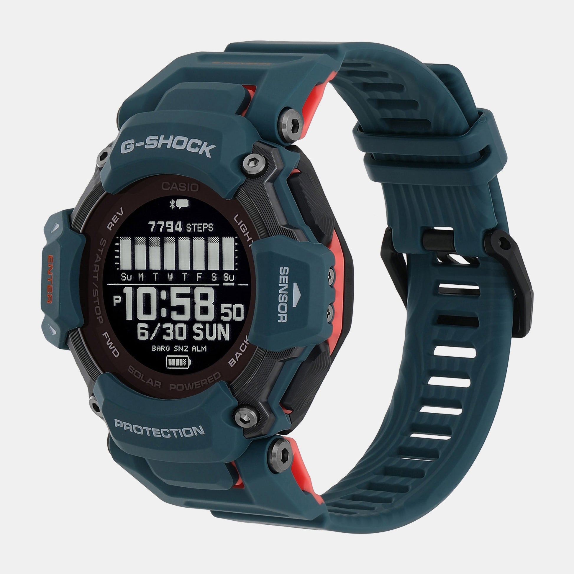 G-Shock Men Quartz Black Dial Digital Resin Watch G1383