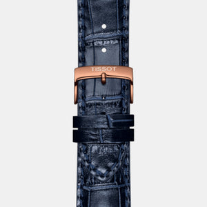 Chrono XL Men Quartz Blue Dial Chronograph Leather Watch T1166173604200