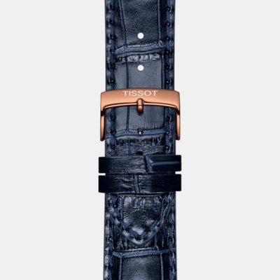 Chrono XL Men Quartz Blue Dial Chronograph Leather Watch T1166173604200