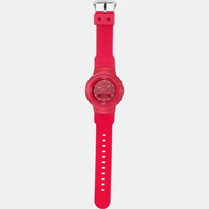 G-Shock Men Quartz Red Dial Analog-Digital Resin Watch G1081