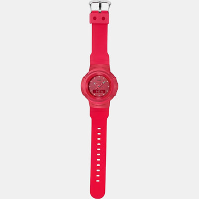 G-Shock Men Quartz Red Dial Analog-Digital Resin Watch G1081