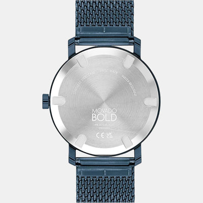 Bold Evolution Men Quartz Blue Dial Analog Stainless Steel Watch 3600793