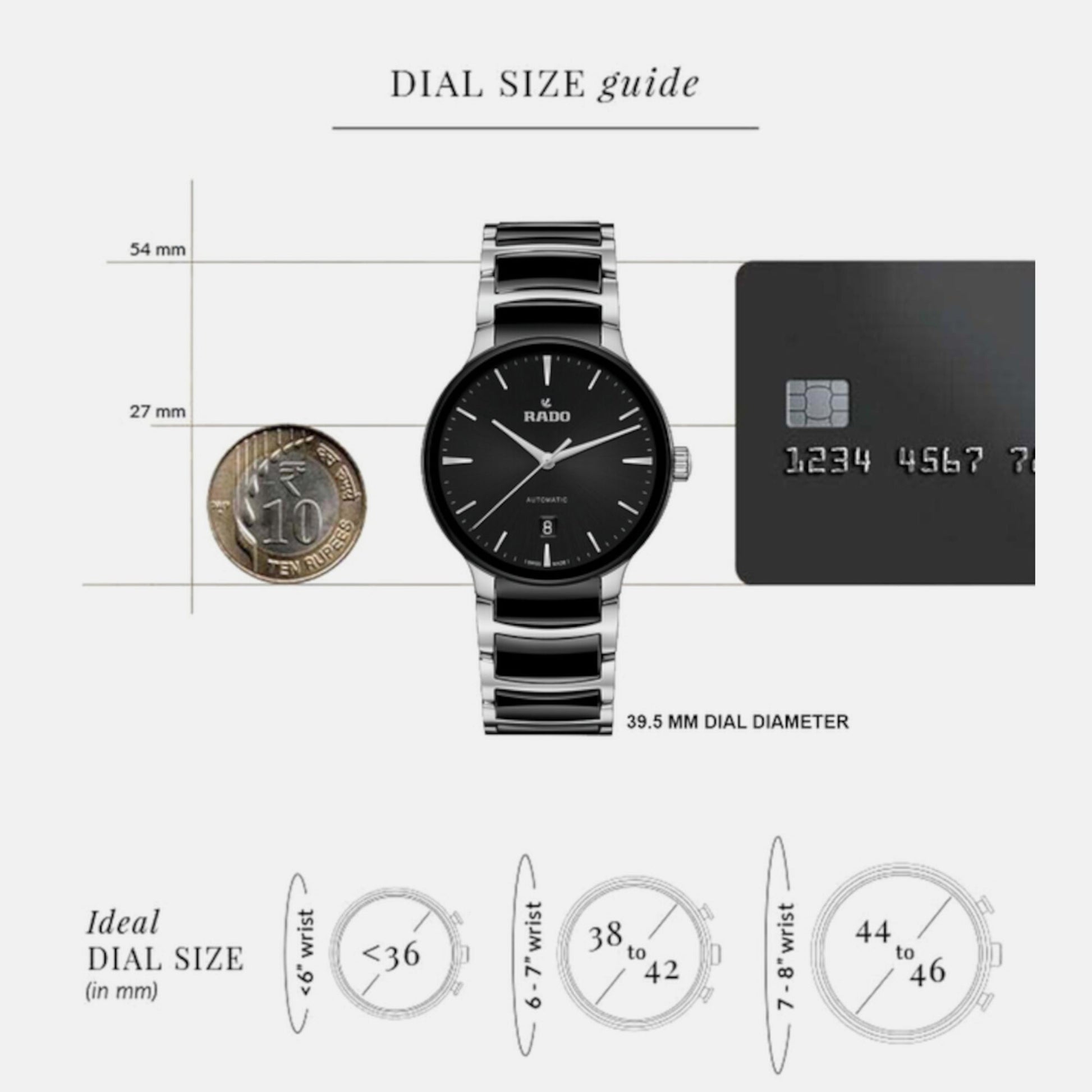 Centrix Unisex Automatic Black Dial Analog Stainless Steel Watch R30018152