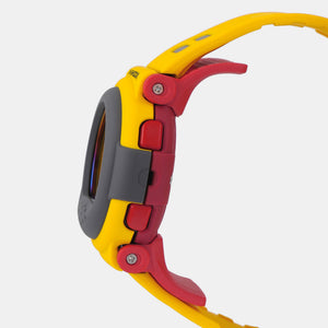 G-Shock Men Quartz Yellow Dial Digital Resin Watch G1344