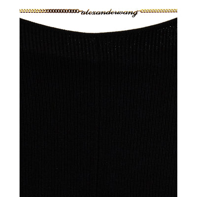 Alexander Wang Gold Nameplate Chain Pants