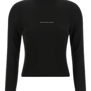 Alexander Wang Ribbed Sweater With Logo