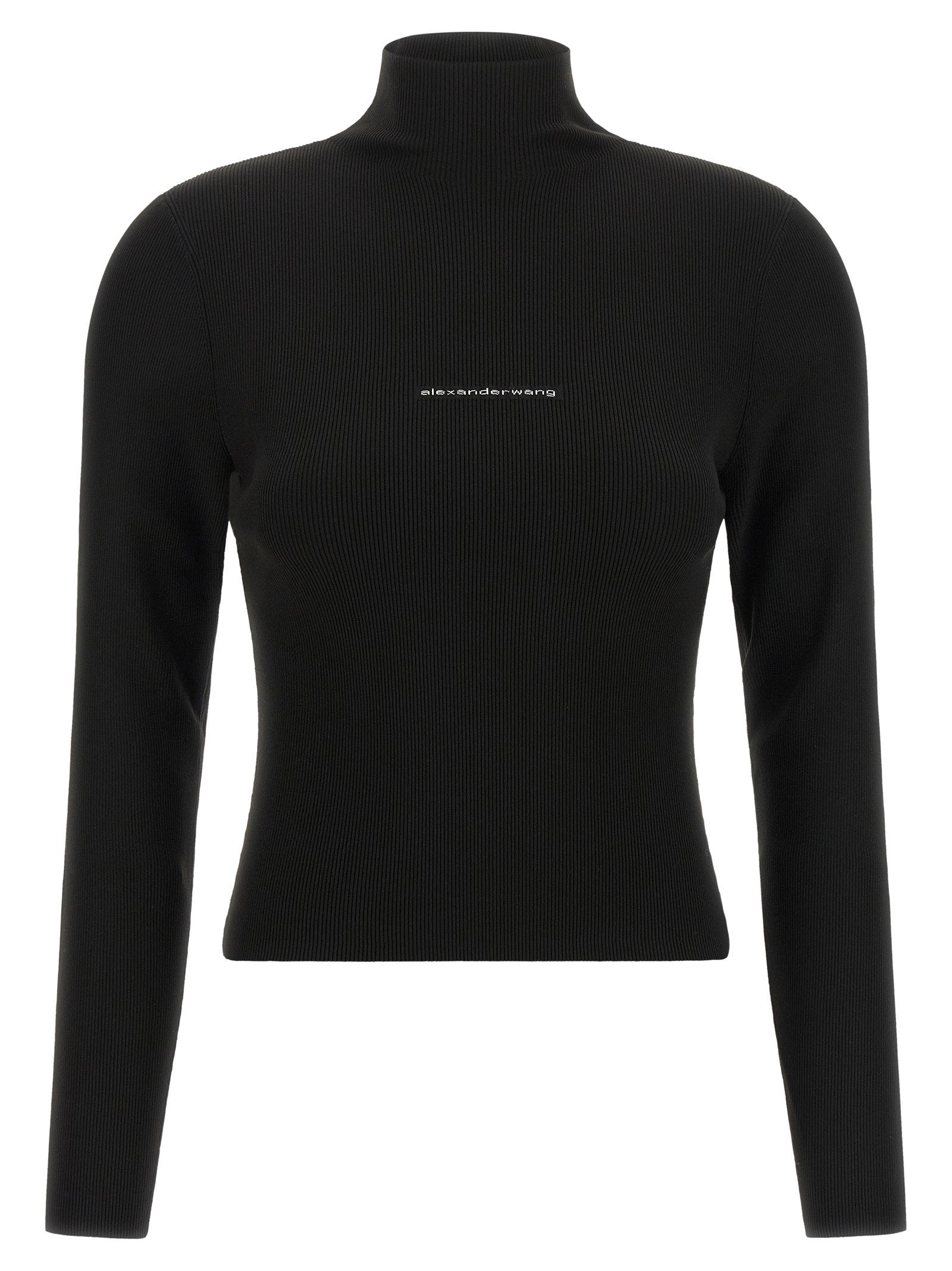 Alexander Wang Ribbed Sweater With Logo