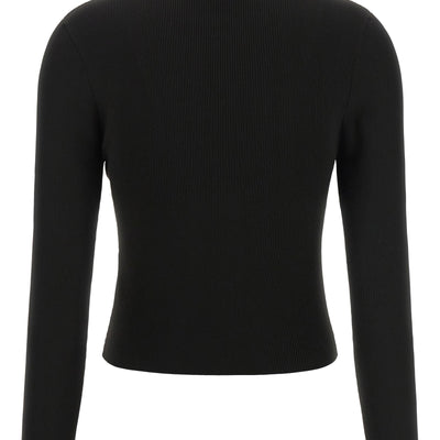 Alexander Wang Ribbed Sweater With Logo