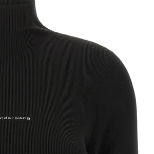 Alexander Wang Ribbed Sweater With Logo