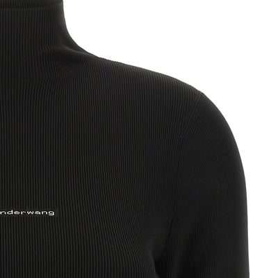 Alexander Wang Ribbed Sweater With Logo