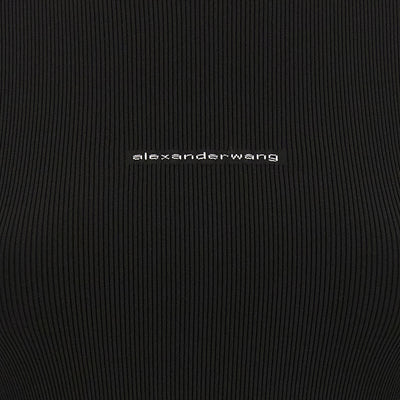 Alexander Wang Ribbed Sweater With Logo