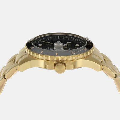Fossil Blue Dive Men Quartz Black Dial Analog Stainless Steel Watch FS6035