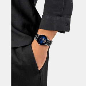 Centrix Men Automatic Blue Dial Analog Ceramic Watch R30012202