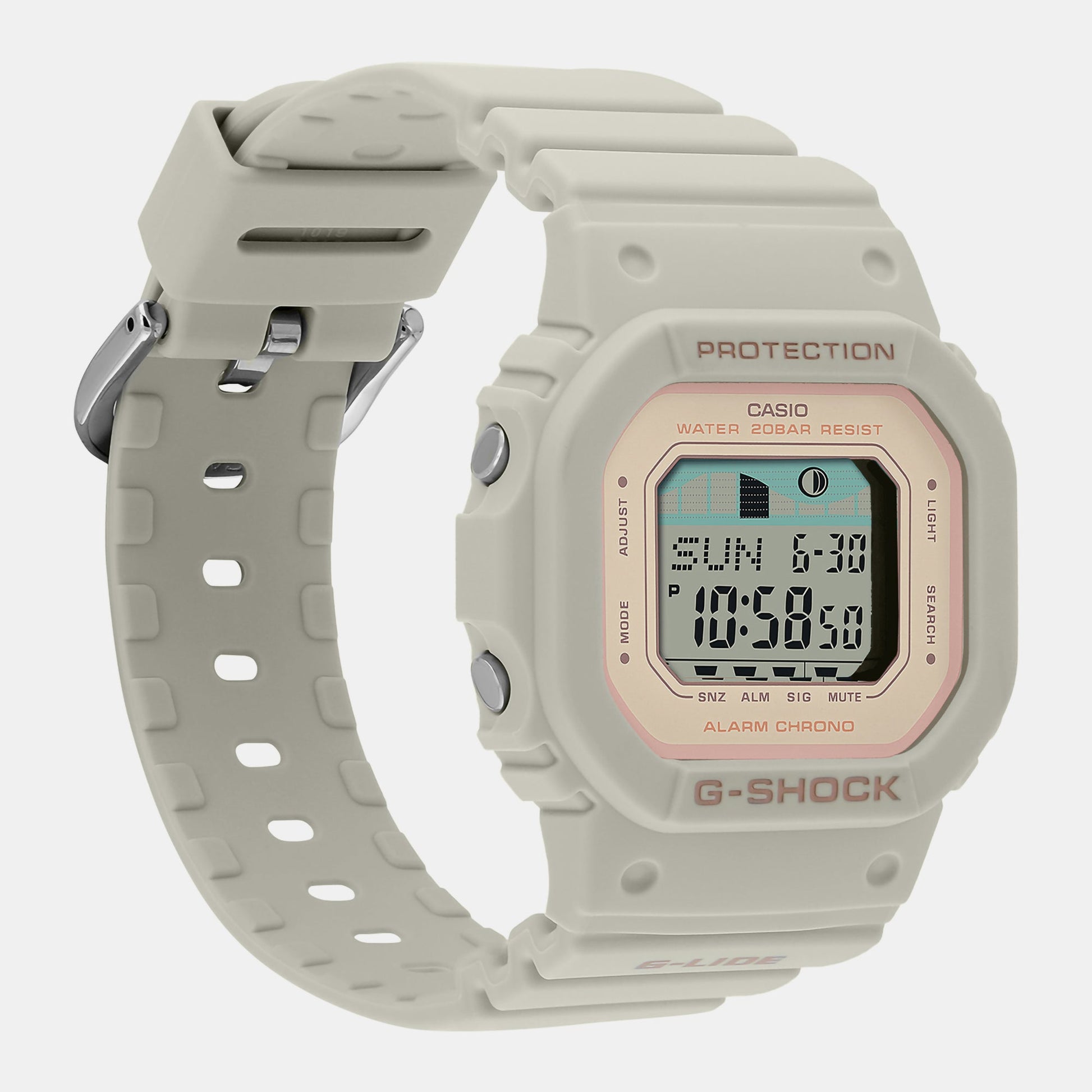 G-Shock Women Women Quartz Rose Gold Dial Digital Resin Watch G1399