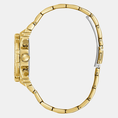 Fusion Women Quartz Gold Dial Chronograph Stainless Steel Watch GW0552L2