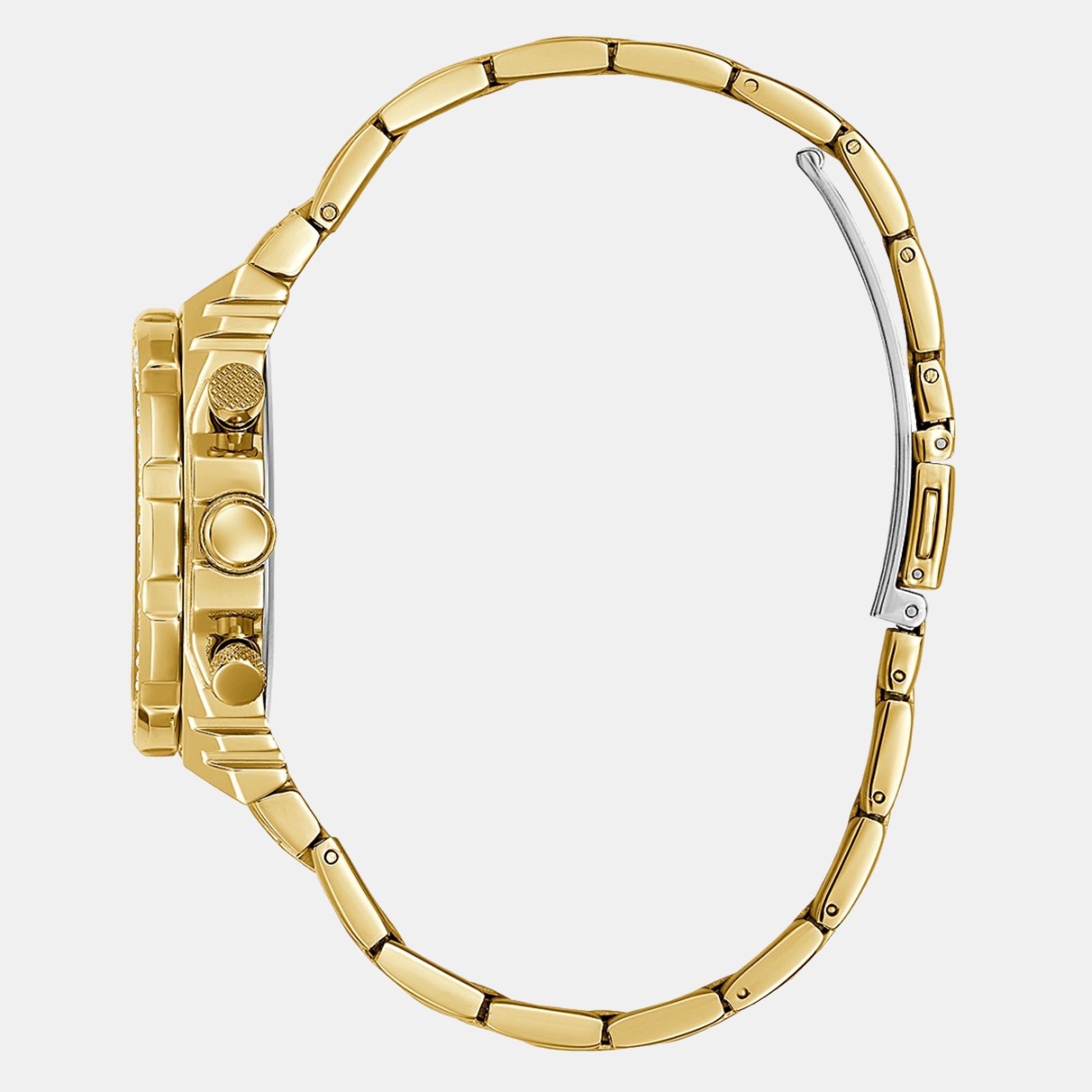 Fusion Women Quartz Gold Dial Chronograph Stainless Steel Watch GW0552L2