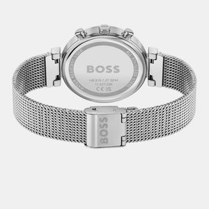 Flawless Women Quartz Rose Gold Dial Chronograph Mesh Watch 1502625