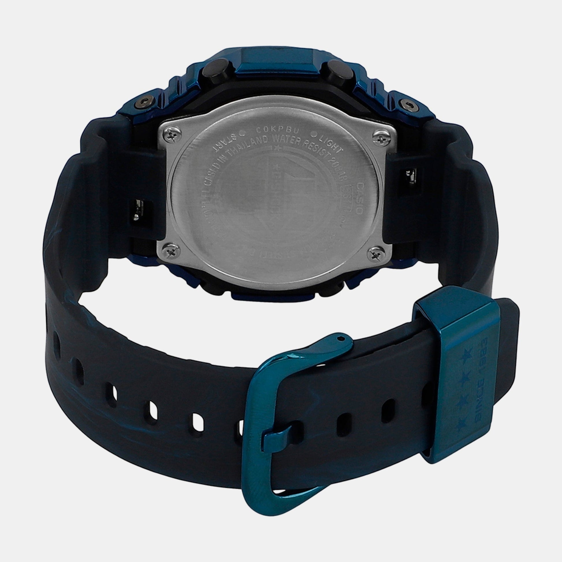G-Shock Men Quartz Blue Dial Analog-Digital Resin Watch G1347