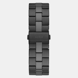 Emperor Men Quartz Black Dial Analog Stainless Steel Watch GW0573G3