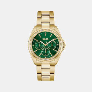 Atea Women Quartz Green Dial Chronograph Stainless Steel Watch 1502714