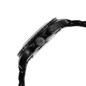 Everest Men Quartz Black Dial Chronograph Silicone Watch MK8980