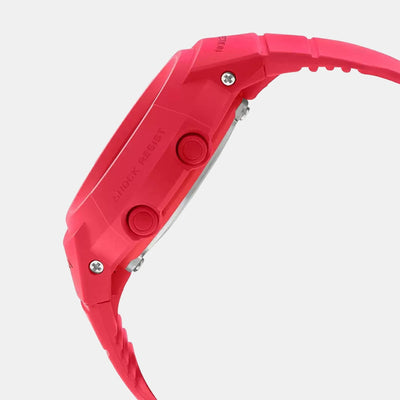 G-Shock Men Quartz Red Dial Analog-Digital Resin Watch G1081