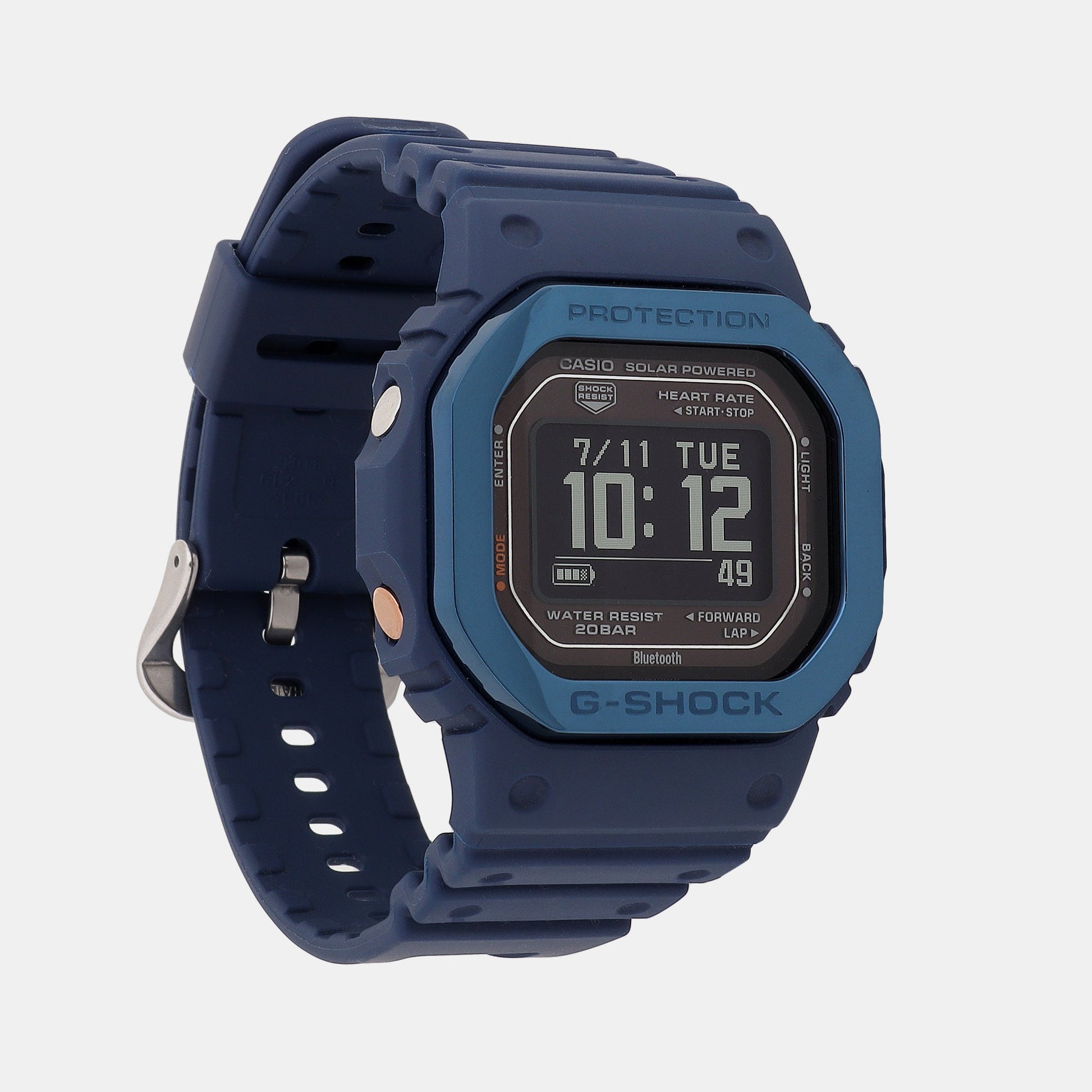 G-Shock Men Quartz Blue Dial Digital Resin Watch G1407