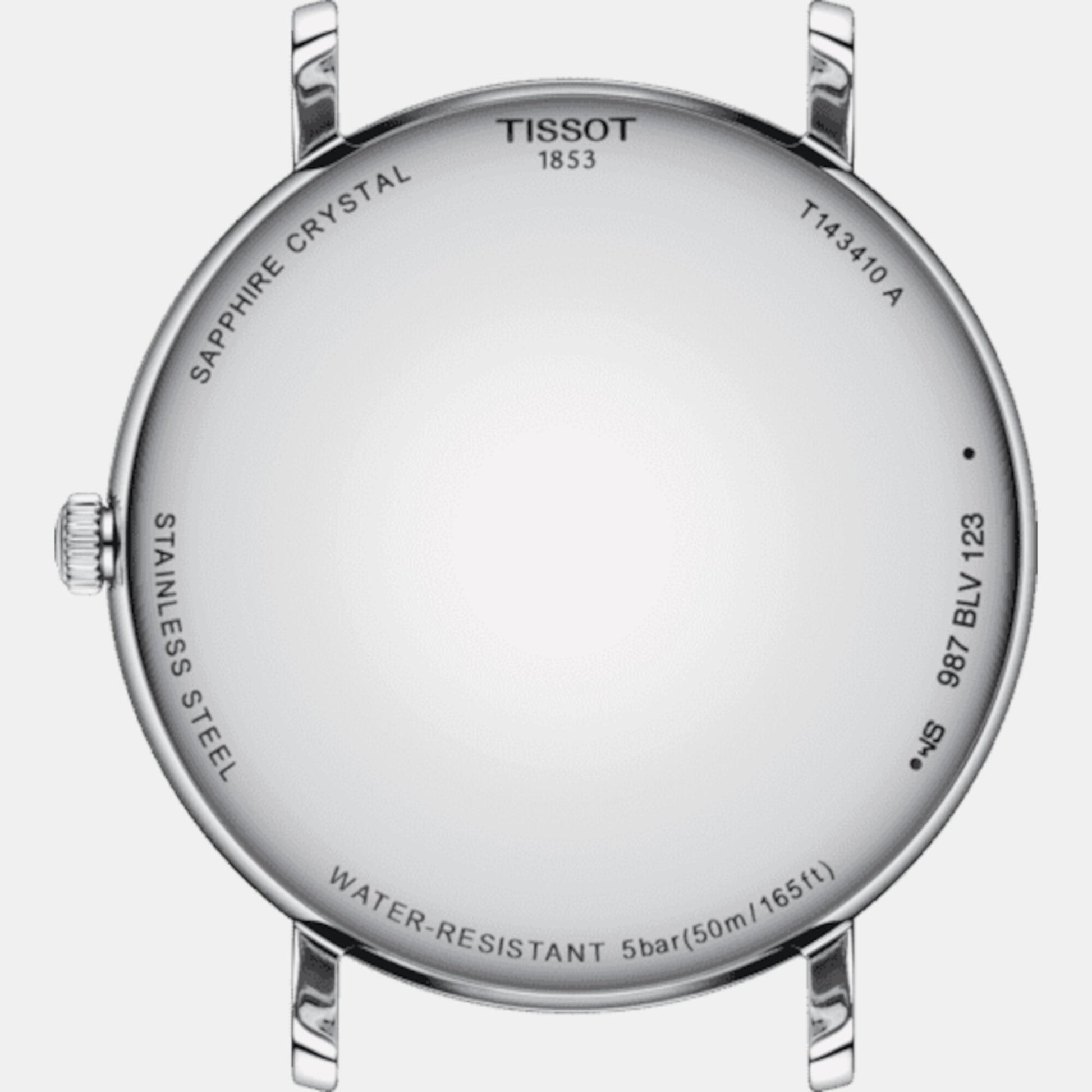 Everytime Men Quartz White Dial Analog Stainless steel Watch T1434101101101