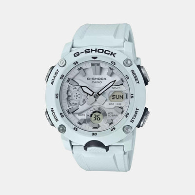 G-Shock Men Quartz White Dial Analog-Digital Resin Watch G971