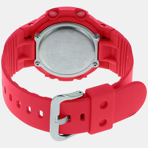G-Shock Men Quartz Red Dial Analog-Digital Resin Watch G1081