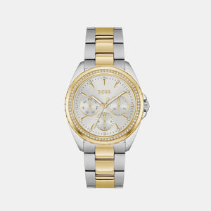 Atea Women Quartz Silver Dial Analog Stainless Steel Watch 1502713
