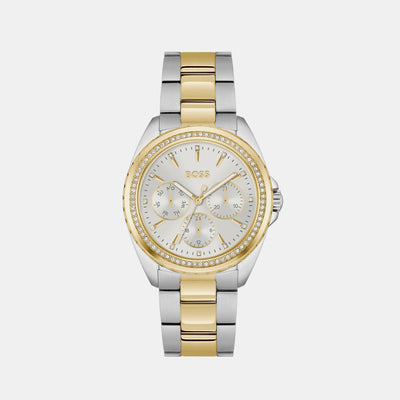 Atea Women Quartz Silver Dial Analog Stainless Steel Watch 1502713