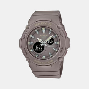 Baby-G Women Quartz Brown Dial Analog-Digital Resin Watch BX195