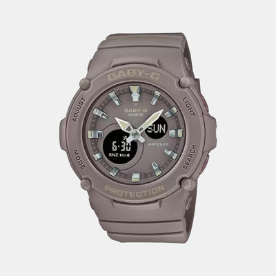 Baby-G Women Quartz Brown Dial Analog-Digital Resin Watch BX195